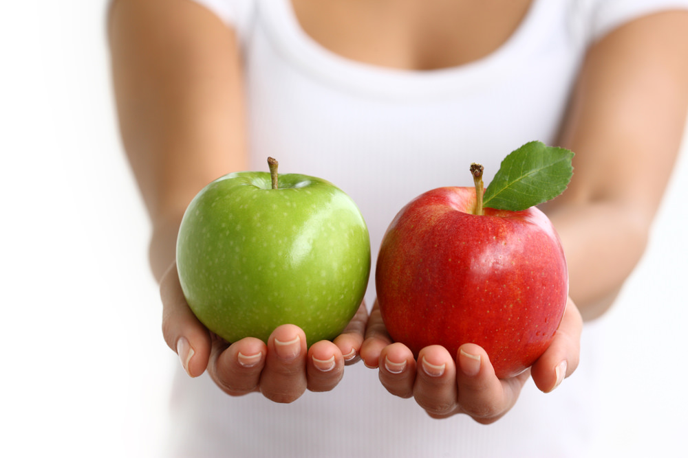 Hands,Holding,Red,And,Green,Apples Compare Low Doc Home Loans